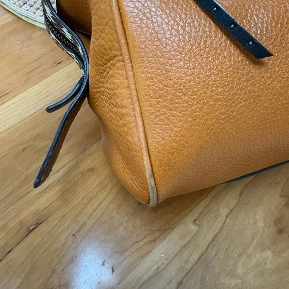 Coach rogue 1941 exotic butterscotch tan purse handbag satchel leather fair - Picture 11 of 15